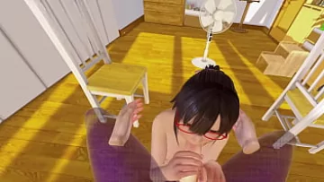 Play فتاة هنتاي تمتص ديك الظاهري في Vrchat Metaverse