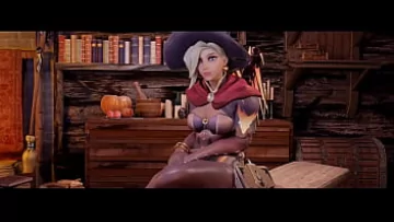 Play مراقبة الساحرة المثيرة Mercys Overwatch ليلة من الع
