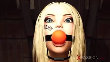 Play المتشددين العضلات مثليه يهيمن حلق شقراء في لقاء BDSM