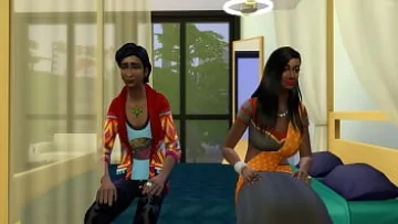 Play زوجة الأب الهندية تبدأ أول مرة لابن زوجها في الرسوم المتحركة ثلاثية الأبعاد